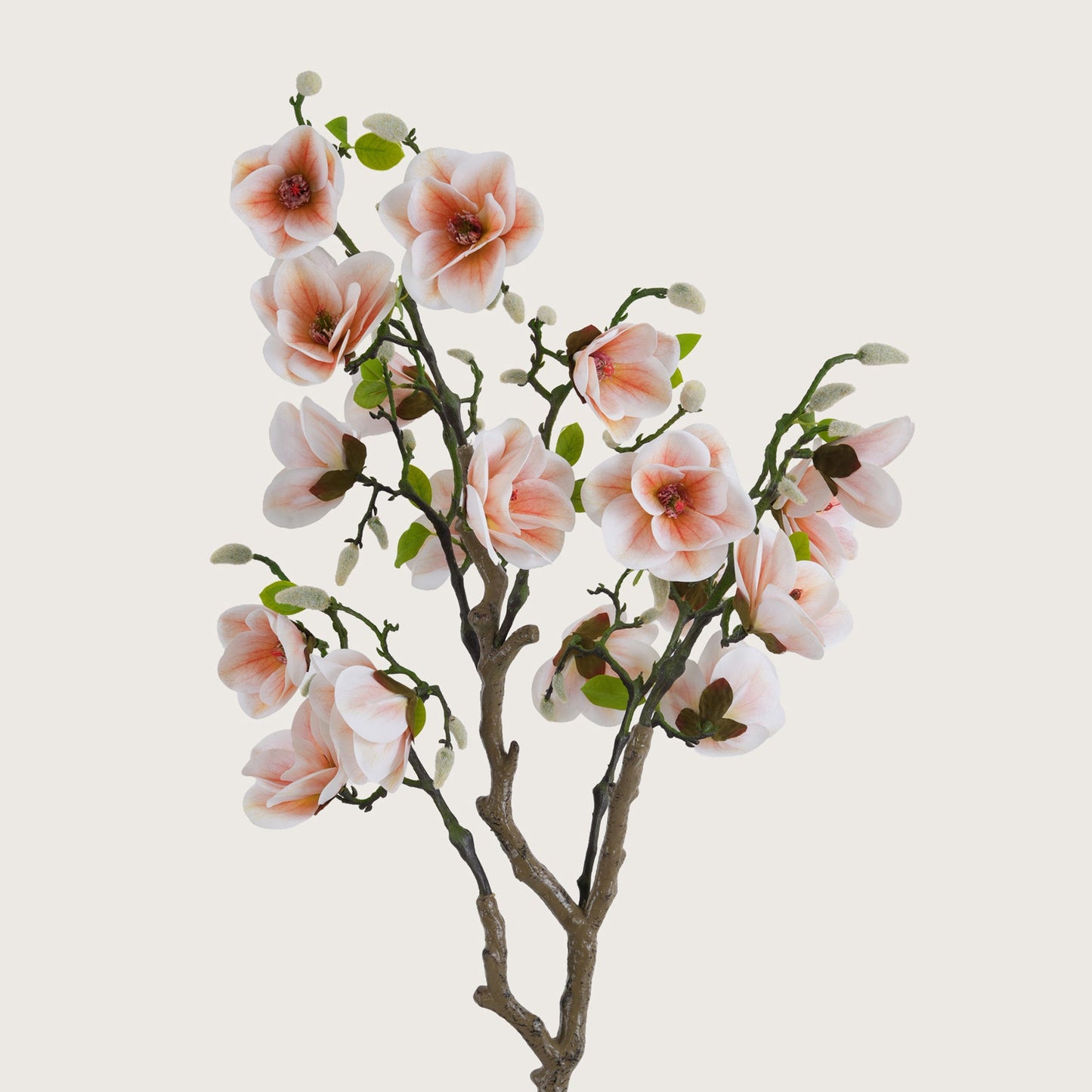 Artificial Blush Pink Magnolia Tree in Pot