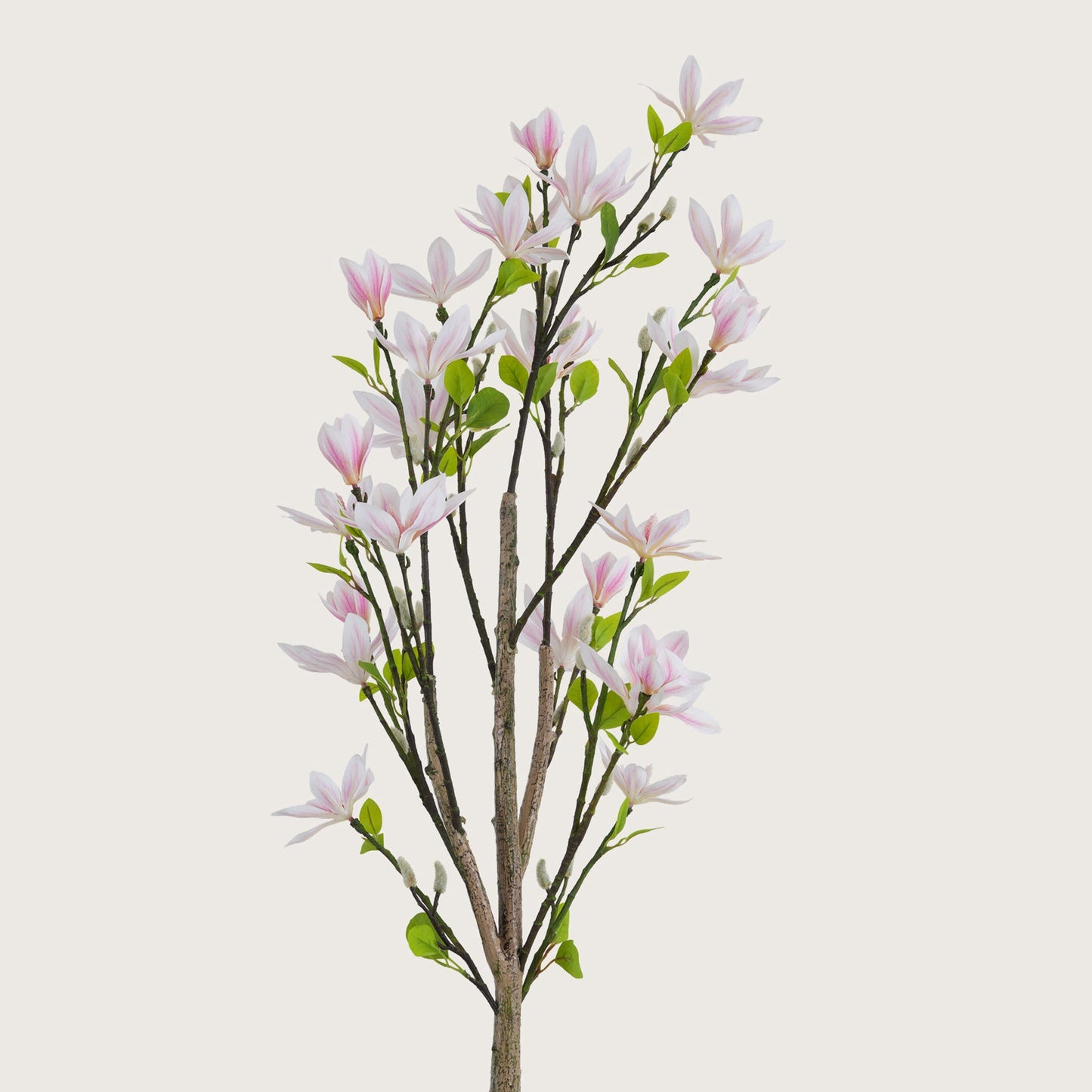 Artificial Slimline Blush-Pink Blossom Tree - Indoor Floor Plant