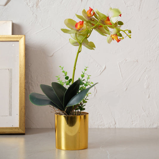 Artificial  Green Plant with Pot - Green