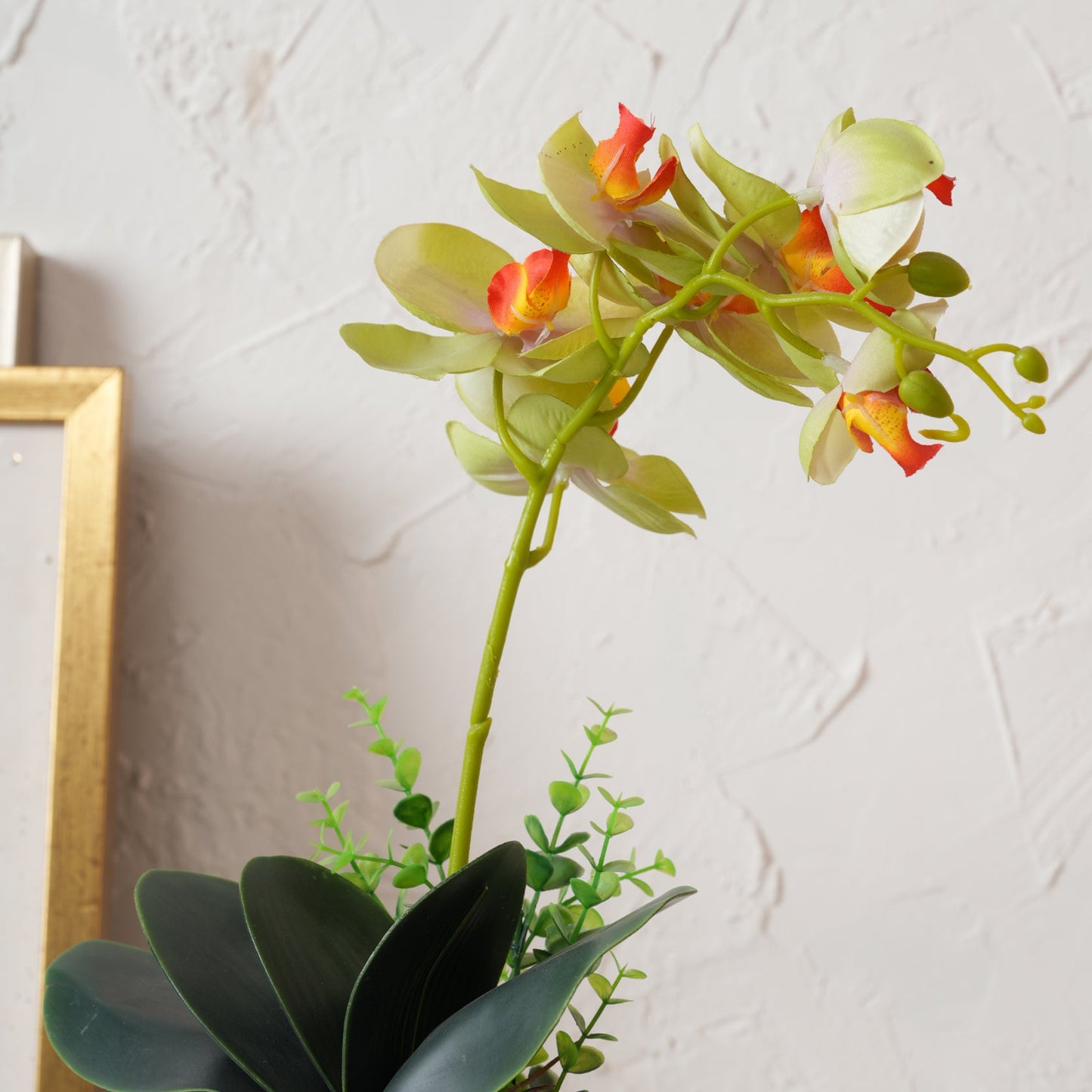 Artificial  Green Plant with Pot - Green