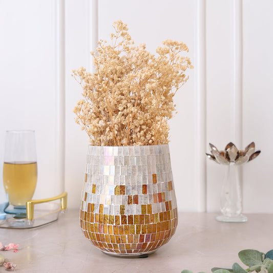 Mosaic Hurricane Vase - Medium
