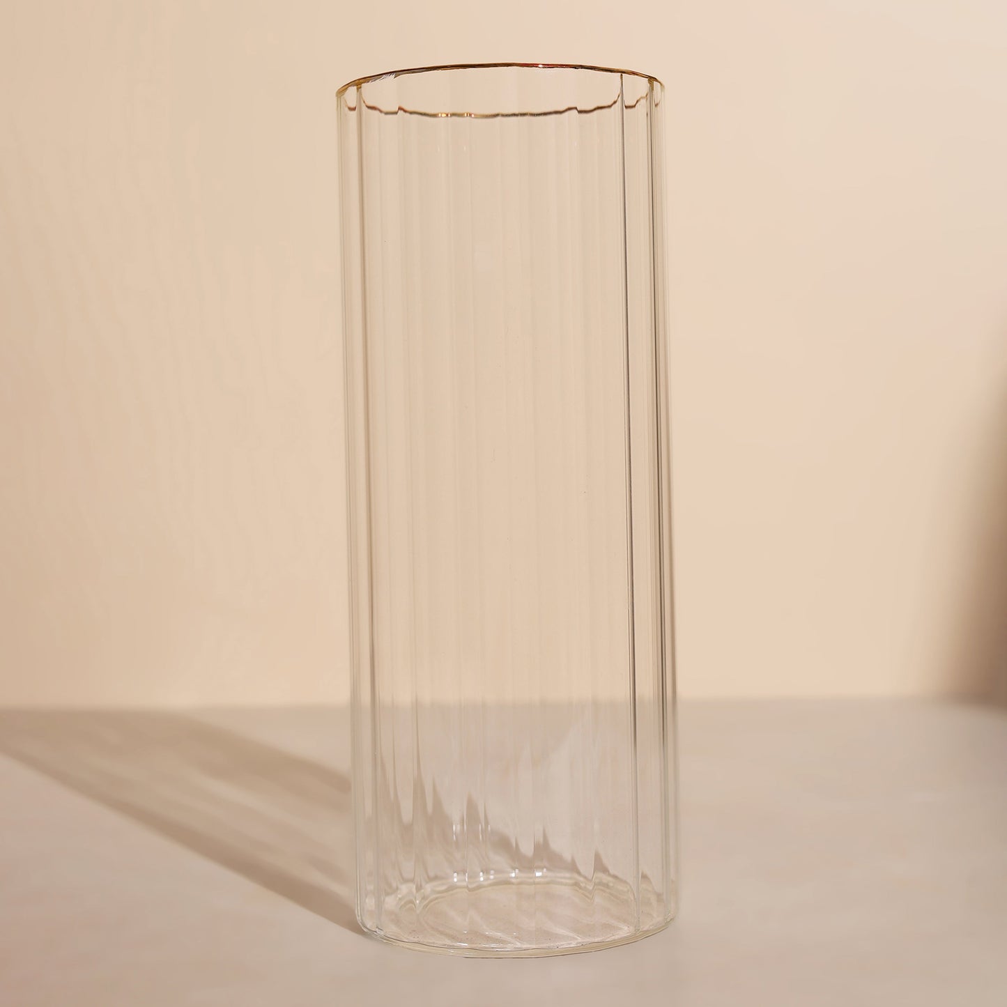 Fluted Glass Vase